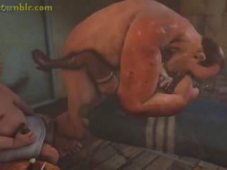 Lulu perseestä kova sisään 3d monsterin aikuinen elokuva animaatio